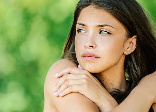 Young woman with anxiety